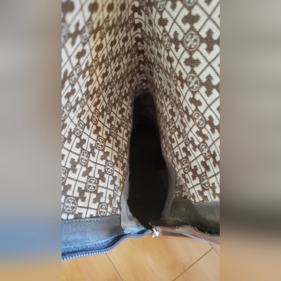 TORY BURCH JENNA BOOTS TUMBLE LEATHER EUC - Picture 10 of 11